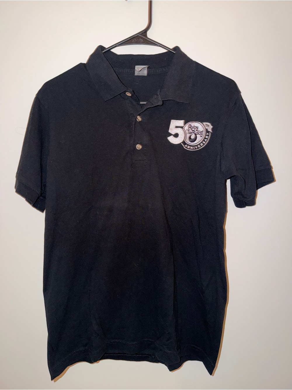 ❌LAST CHANCE❌ Black Ruby Tuesday 50th Anniversary Polo Shirt